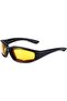 Universal Motorcycle Eyeglasses Polarized Sunglasses Riding Goggles Windproof and Anti-fog Clear Lens, 2-Pack