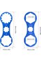 4 Pcs Bicycle Front Fork Repair Double Socket Wrench Disassembly Tool (Red/Blue) - 4
