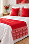 Bedspread Alternative with 2 Cushion Covers, Runner Set Alternative to Pique, Runner Set Vintage Bohemian Design - 2
