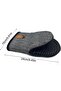 Mini Heat-Resistant Gloves Non-Slip Silicone Lining 2-Pack Kitchen Black - 2