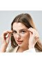 3-Piece Ultra-Thin Metal Reading Glasses Set-Unisex with Portable Pouch-2.0 Diopter-Black Silver Gold - 4