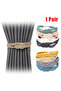 2-Pack Magnetic Curtain Ties, Curtain Clips, Curtain Fixers (Imitation, White) - 2