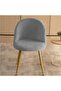 Extra soft semi-circular backrest chair cover, mid-range modern solid color high-back chair cover, suitable for hotel banquets (2-pack) - Dark gray - 5