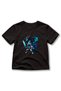 Kids' Robot Knight and Dragon Printed Pixel Art Game Themed Crew Neck Short Sleeve T-Shirt