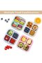 Set of 4 Reusable Lunch Boxes with 4 Compartments for Kids and Adults, Meal Prep, School, Work, and Travel (Pink/Blue/Beige/Green) - 5