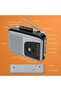 Portable radio cassette player, AM/FM radio with recording function, gray - 4