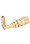 Water-cooled adapter, quick connector, quick connector assembly, quick hose connector