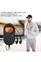 AM/FM portable radio, personal pocket radio, rechargeable, small digital transistor radio, suitable for hiking, walking, jogging. - 3
