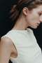 Draped boat-neck top - 3