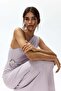 Draped one-shoulder dress - 3