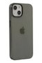 Apple iphone 14 plus case pc hard transparent cover - black - 2