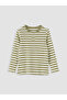 Esvab • Modern & Distinctive Zero Roba Collar Embroidered Girls' T-Shirt