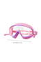 4-piece waterproof high-definition children's swimming goggles and snorkeling gear set, suitable for children aged 6-14 - Pink - 3