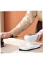 Cordless Mini Iron - Portable Steam Iron - Quickly Removes Wrinkles - 90 Degree Swivel Handle - 21 x 8.5 cm - 3