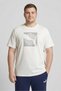 Men Sportswear Fit Short Sleeve Graphic Print Outdoor T-shirt, White
