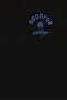 Men Crew Neck Short Sleeve Brand Logo T-Shirt, Black - 4