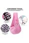 Reversible Dog Handbag Storage Pocket Hands-Free Dog Sling For Small Dogs Cats Travel Safety Chest Harness Pink - 4