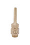 Brass fountain nozzle with external threads. Adjustable water jet head with G3/4 valve.