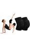 Unisex Sports Knee Brace (black), impact-resistant thickened sponge protective knee strap for dance, basketball & yoga.