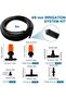 30pc 4/6mm Drip Irrigation Kit with 5m Hose & Connectors for Garden Plants - 5