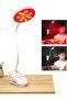 Red light reading light For reading in bed - clip-on strip w/timer & dimmable - desks - laptops - headboards