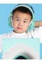 Noise-canceling headphones for kids, with an adjustable headband and earcups, providing hearing protection for children under 16 years old, blue. - 4