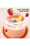 Slow Juicer, centrifugal portable mini smoothie maker, USB rechargeable, 300ml cup, pink strapless - 8
