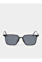 Black Square Frame Sunglasses - 2