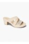 Comfit Heeled Slip-On Sandals with Rhinestone Detail - 2