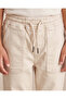 Boys Cream Knitted Denim Jogger Pants - 3