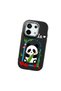 Poco X6 5g Compatible Case Camera Protector Black Silicone Couple Phone Case Panda Patterned - 3
