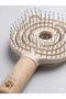 Cat-Shaped Comb with Bamboo Wooden Handle and Massage Effect - 3