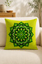 Set of 6 Colorful Mandala Patterned Decorative Pillowcases – Bohemian Floral Motif, (Double-Sided) - 6