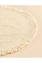 Ivory Embossed Round Placemat - 4