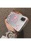 Samsung Galaxy A31 Compatible Silicone Edge Hard Back Case Couple Phone Case with Letter S Pattern - 4