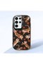 Black Silicone Case Compatible with Samsung Galaxy S24 Ultra with Shock-Absorbing Camera Protections