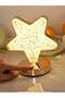 Crystal Star Led Touch Control Table Lamp, USB Rechargeable Acrylic 3 Way Touch Sensor Bedside Star Moon Desk Lamps, Cute Atmosphere LED Lamp Nightstand Lamps for Bedroom Nursery Living Room(Star) - 8