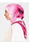 Flora Patterned Scarf - Fuchsia - 2
