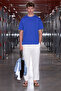 Solo Men's 100% Organic Cotton Thick Textured Comfort Fit Crew Neck Dark Blue T-Shirt - 4