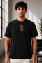 Unisex Oversize Embroidered Deadpool Design 100% Cotton T-Shirt