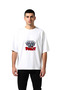 Men's Oversize T-Shirt Funny Pug Dog Cartoon Printed Relaxed Fit Casual Wear Modern Stylish Elegant