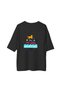 Women's Oversize Dog Love Themed Graphic Printed Relaxed Fit Casual T-Shirt Modern Stylish Comfortable - 2