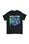 Robot Bone Themed Design Printed Men's T-Shirt - 2