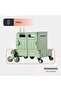 75L Collapsible Wagon Cart with 8 Wheels & Telescopic Handle - 2