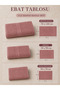 3-Piece Bath Towel Set 70X140 50X90 50X70 cm Soft Textured Bath Hand, Face and Foot Towel Set - 5