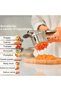 Heavy Duty Potato Masher Press with Ergonomic Non-Slip Handle and Three Stainless Steel Grinding Plates, Ideal for Mashed Potatoes, Sweet Potatoes, Baby Food, Gnocchi, and Fresh Vegetable Purees. - 4