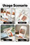 Mini folding desktop sponge mop in white - 3