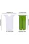 Manual slicer 2-piece set, for removing strawberry stems, suitable for vegetable salads, green. - 2