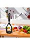 Foldable potato masher, kitchen utensil, suitable for fruits and vegetables, red. - 5