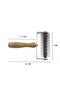 Stainless steel rolling pin, kitchen baking tool, suitable for pizza dough. - 3